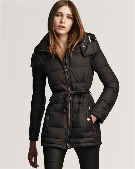 burberry brit moto jacket women& 39|Burberry Brit winter down jacket.